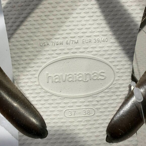 Havaianas Unisex Flip Flops Sandals Beige US 8 - Picture 4 of 5